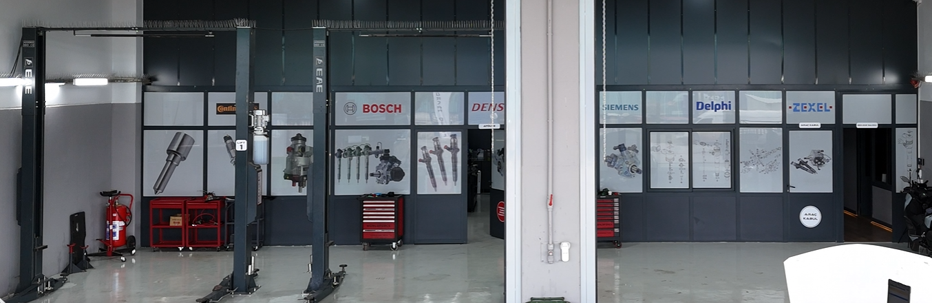 Çalıştığımız markalar - Bosch, Denso, Siemens, Delphi, Continental, Zexel